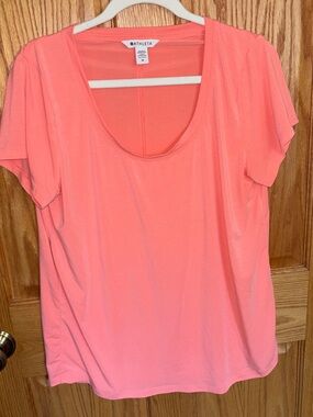 Athleta: Coral Low Cut Short Sleeve Tee